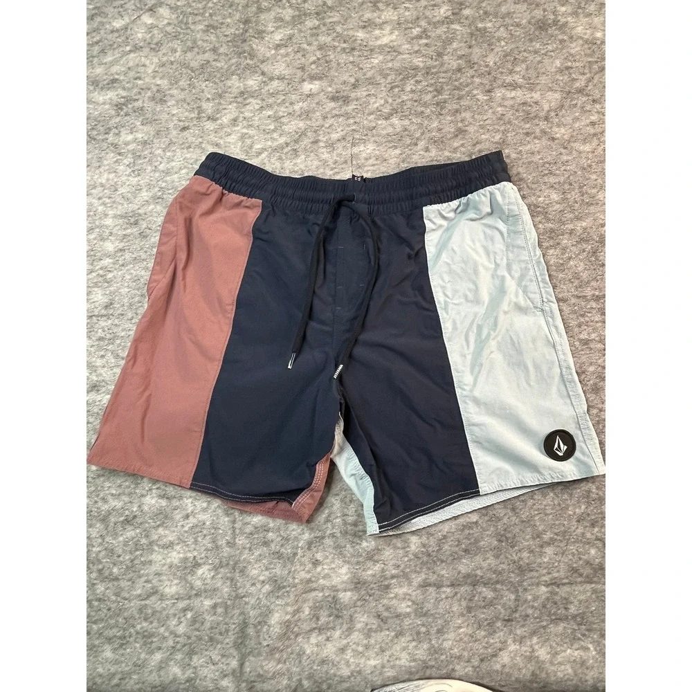 VOLCOM Liberators Mens M Shorts Swim‎ Colorblock 6